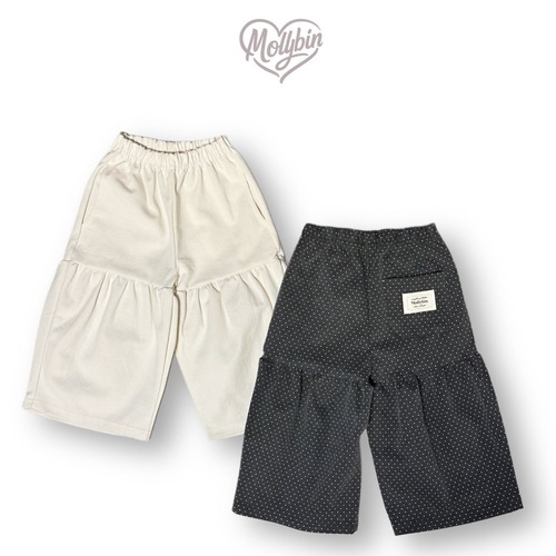 mollybin［取寄］wide shirring pants 26spring