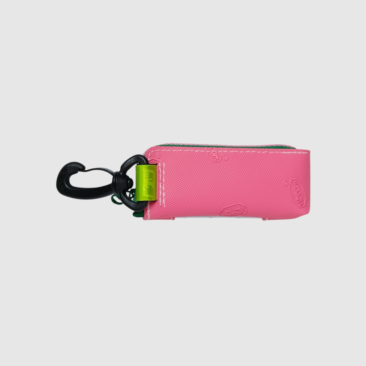 vibram light case (pink×clear) with pink glowing zip