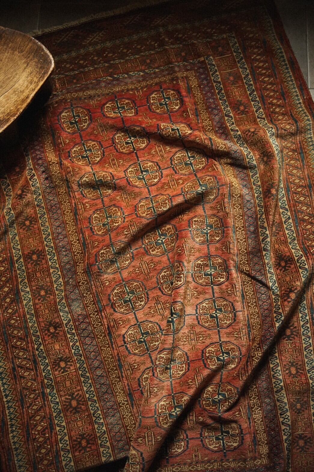 892 -Semi Antique Turkmen Tekke rug