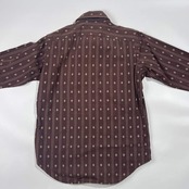 KATHARINE HAMNETT LONDON キャサリンハムネット ロンドン ストライプ柄 長袖シャツ M/ブラウン系 メンズ