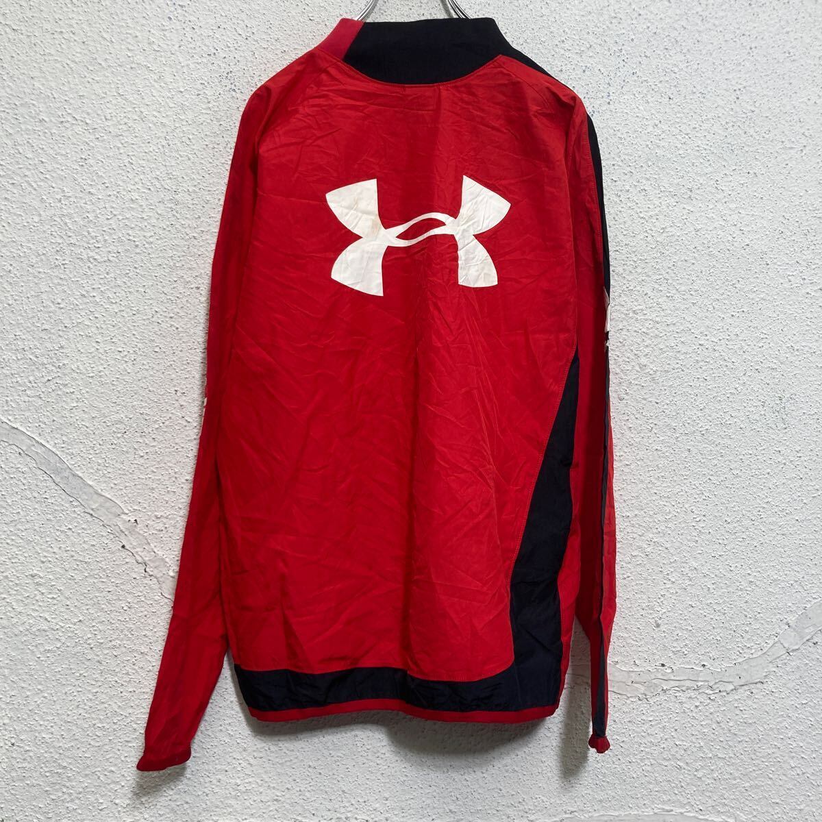 UNDER ARMOUR ジャケット アンダーアーマー S-M レッド ピステ