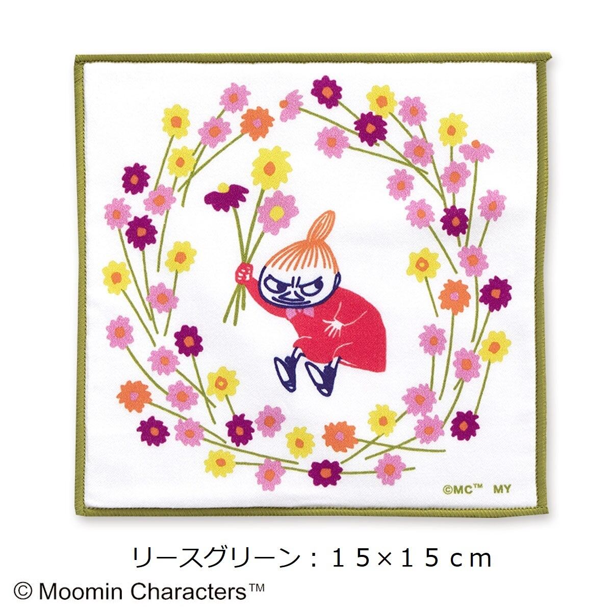 ムーミン ミニハンカチ 北欧 リトルミイ スナフキン 日本製 ハンド