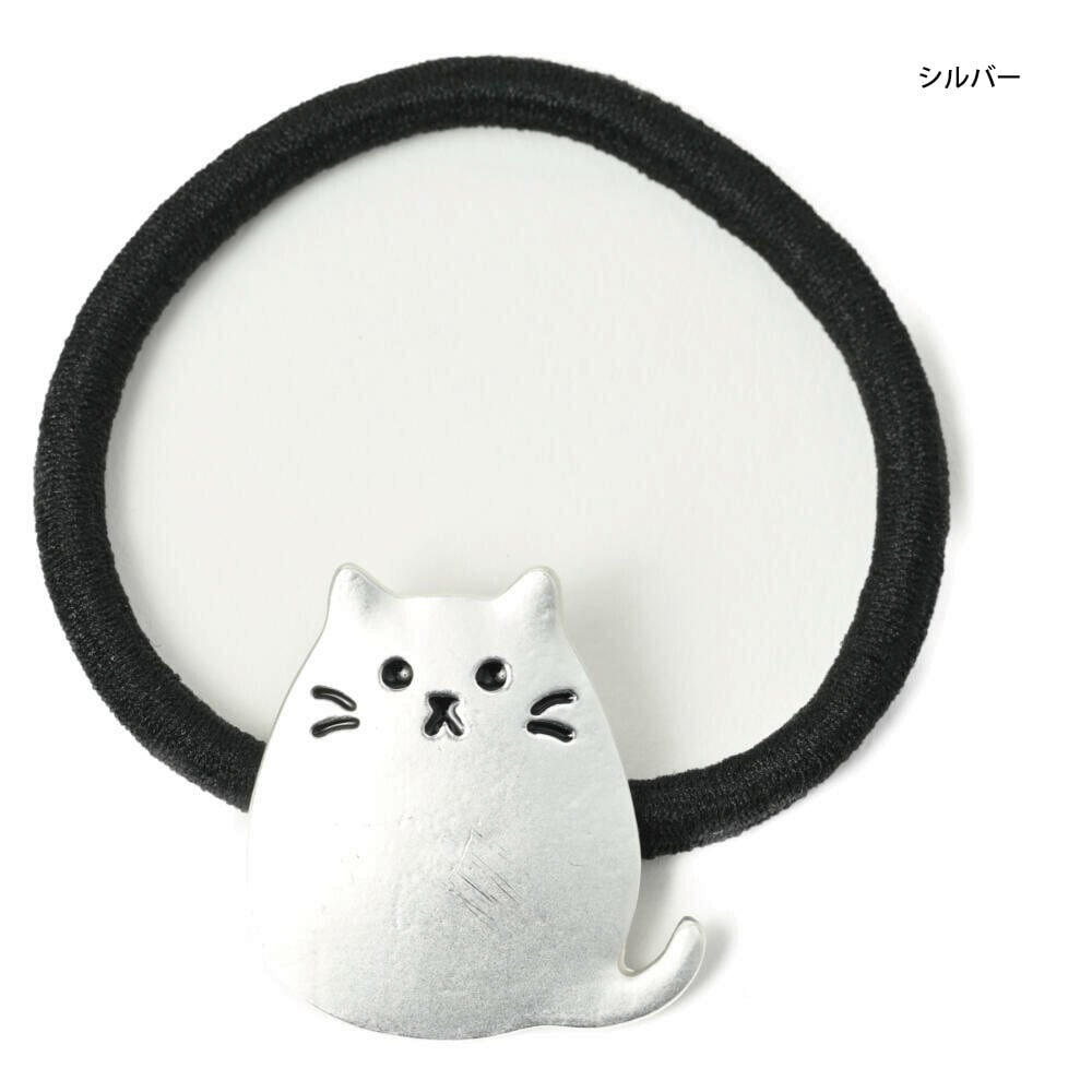 猫ヘアゴム(シンプルキャット) | マスノヤ衣料品店・マスノヤ猫雑貨店