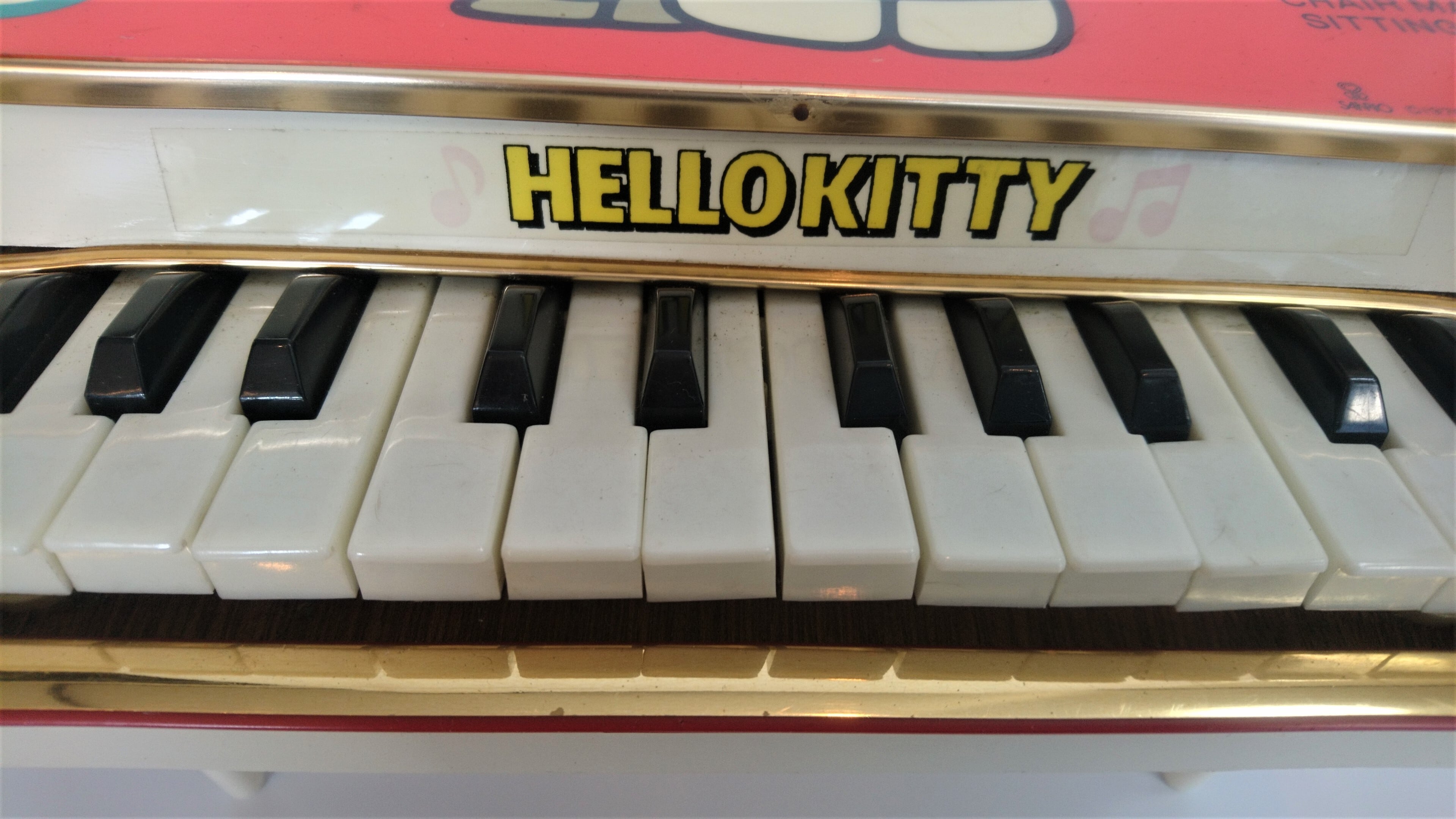 vintage］ハローキティ トイピアノ 24鍵盤 | おもちゃ楽器.com