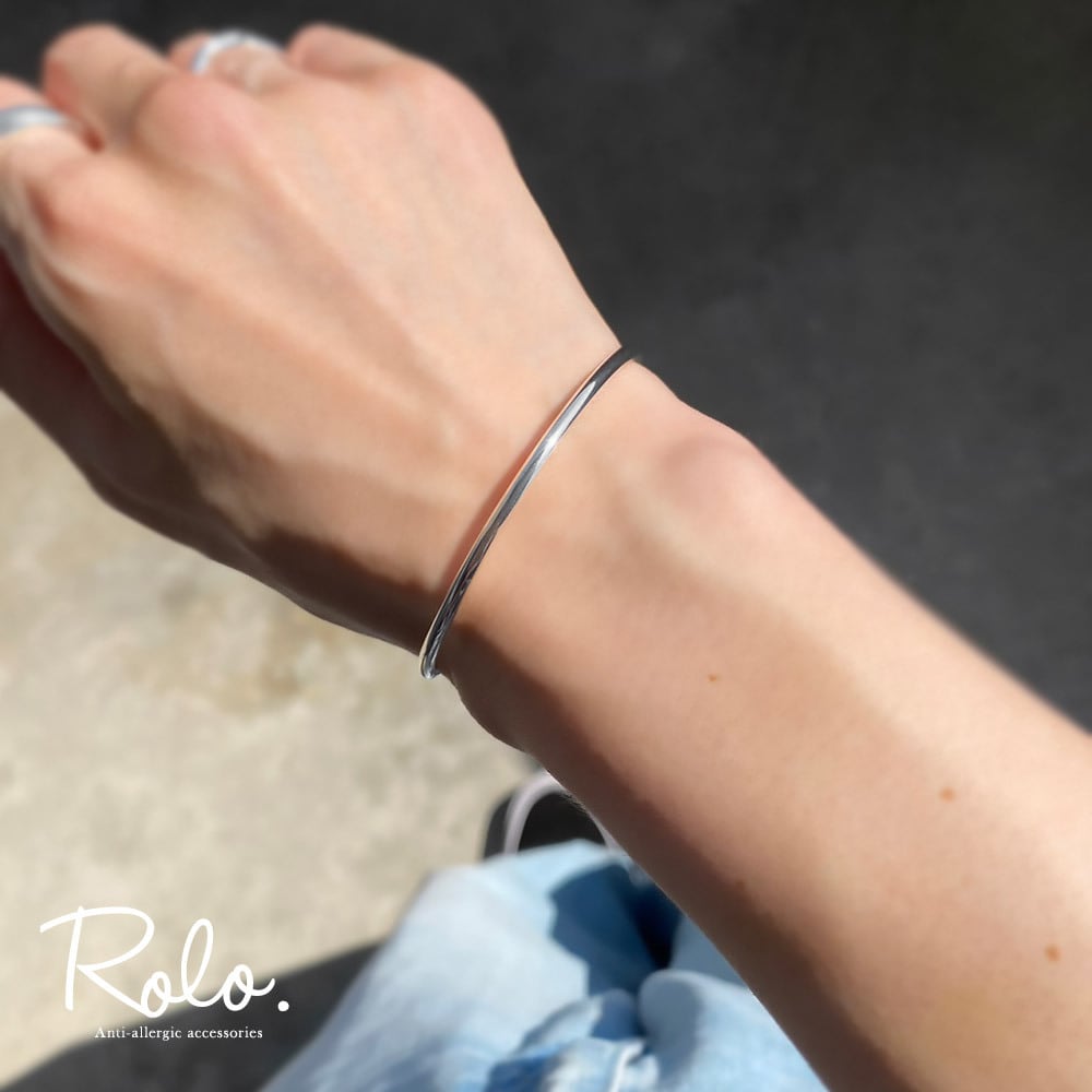 ラウンドバングル シルバー925 | Roloshop BASE店