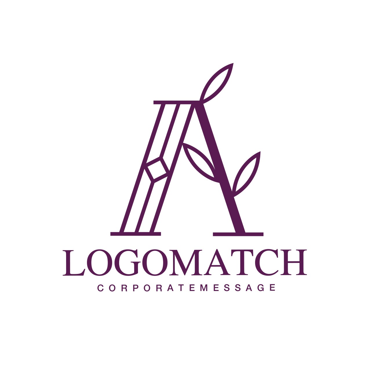 エレガントなリーフAのロゴ