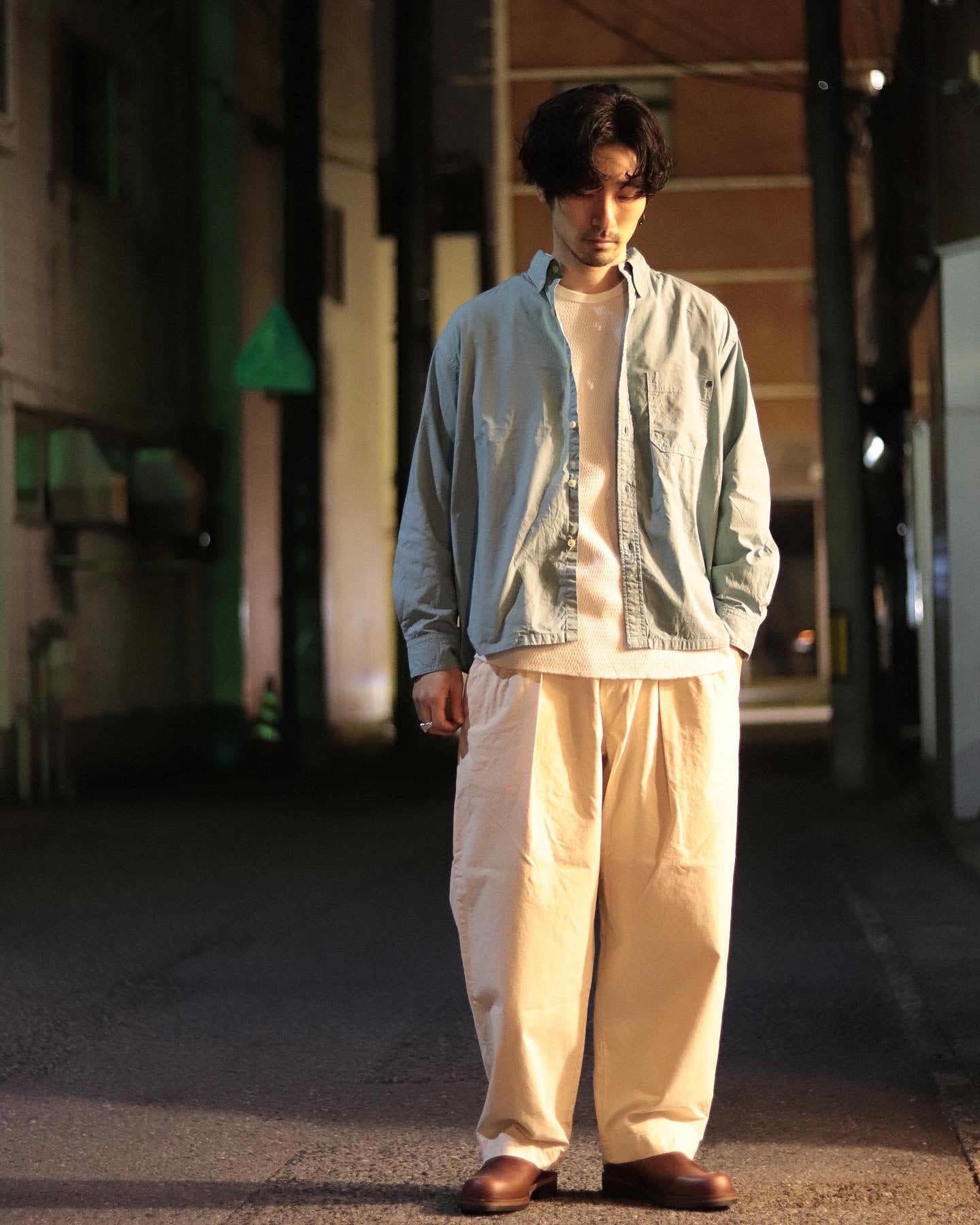 ANACHRONORM/アナクロノーム STANDARD TUCK WIDE TROUSERS NM-TR04 | MAMBO