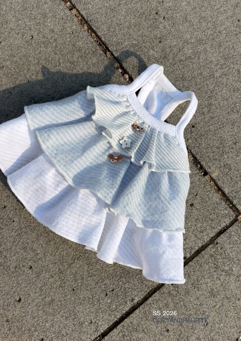 SM/即納【COZY N】Sunny Summer Dress – Airy Blue