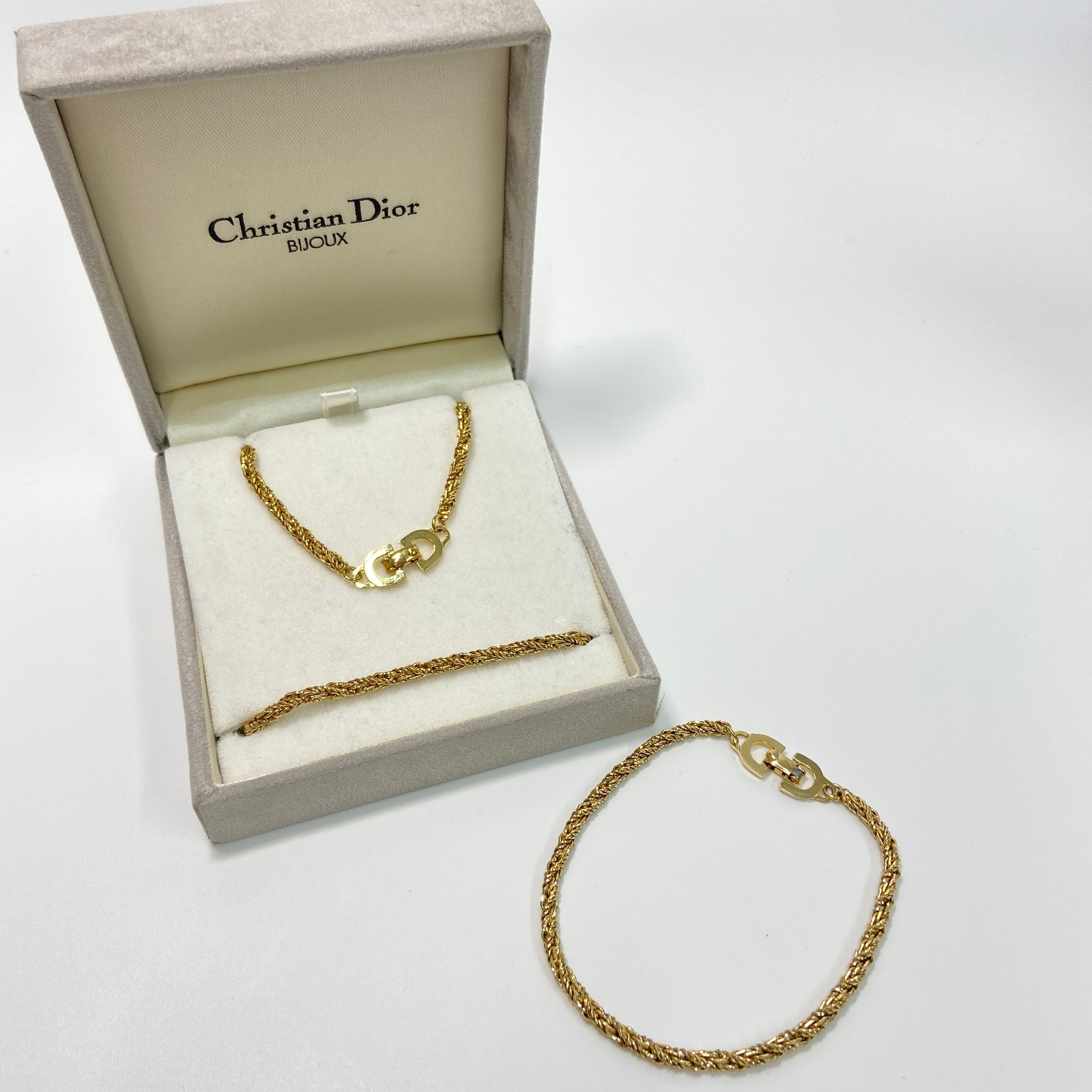 Christian Dior ディオール ネックレス ブレスレットセット 8974 ...