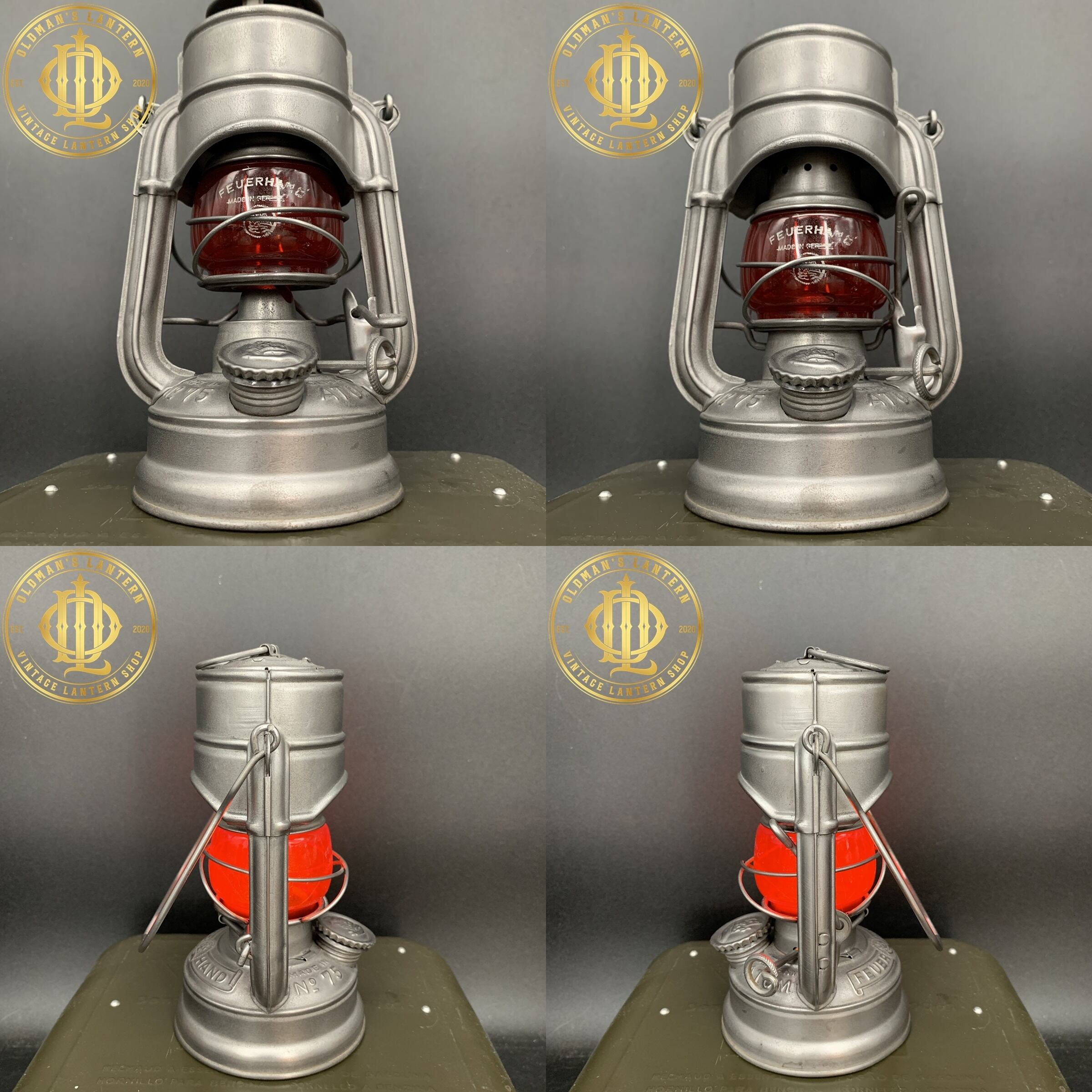 稀少 右ハンドル】FEUERHAND 75 ATOM STK Rare glass 2個付属