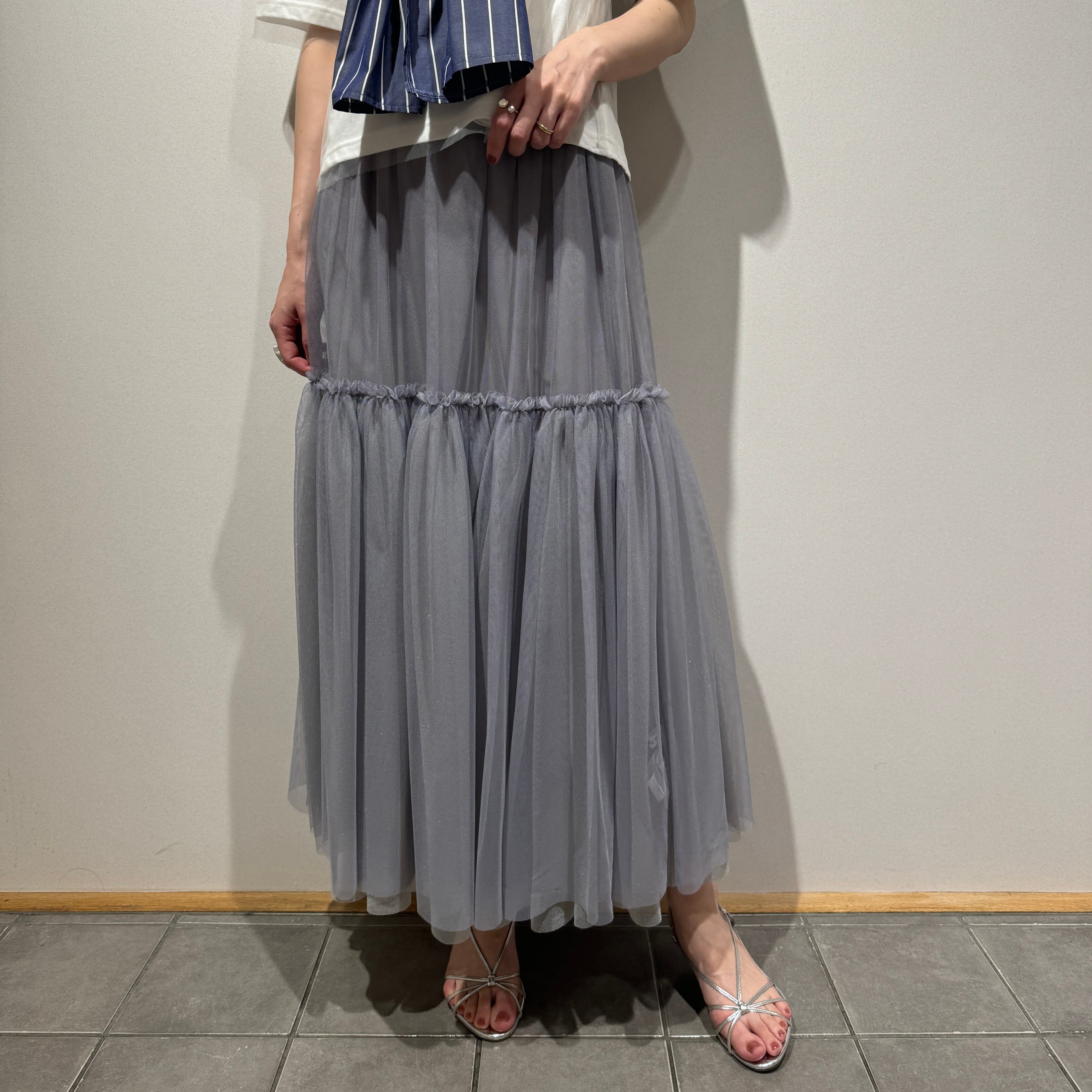 リバーシブルチュールスカート | トワミーオンラインショップ 