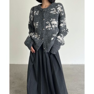 crew neck cardigan h-0006