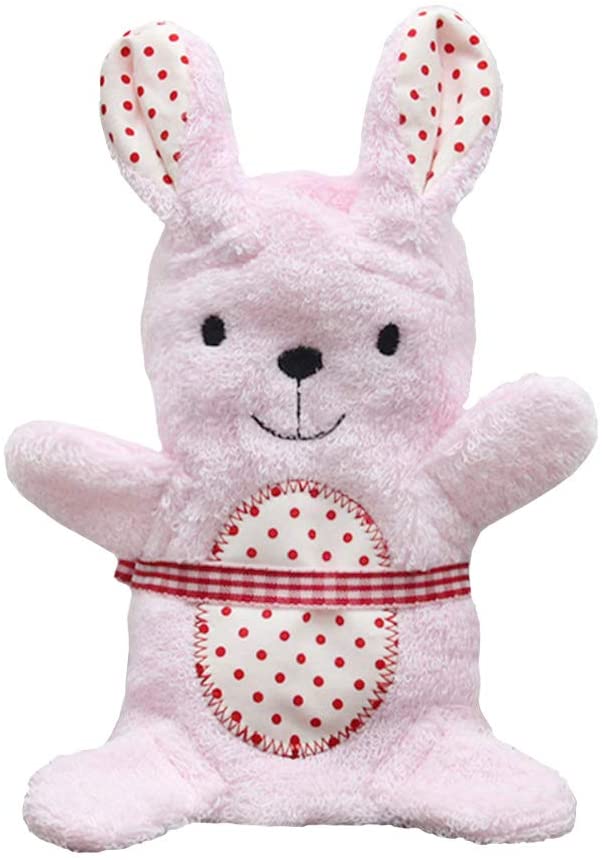 くるくる巻いたらぬいぐるみ 広げるとウォッシュタオル 広げた