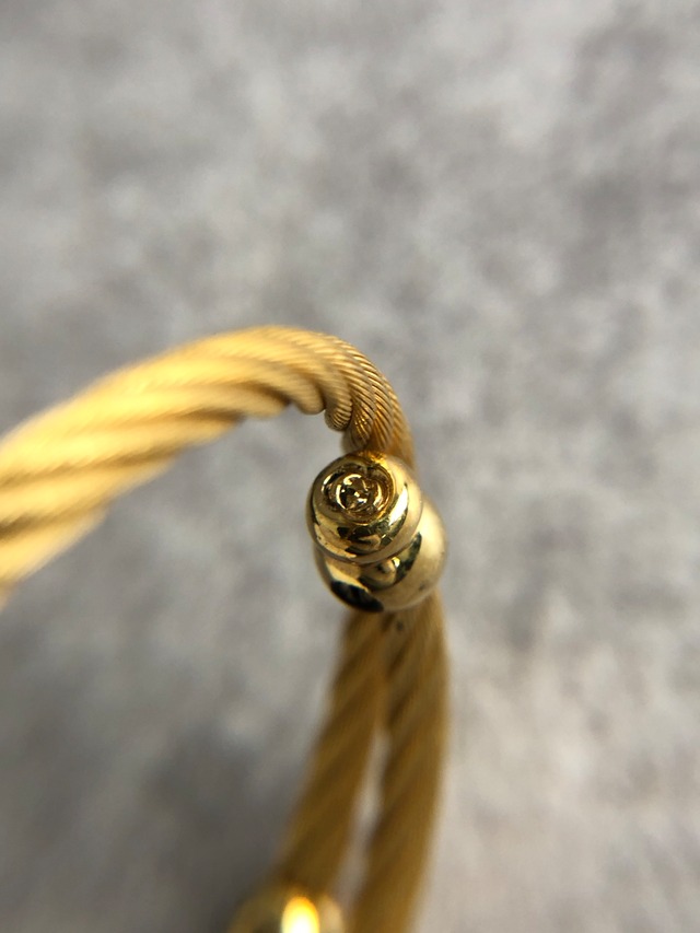 GUCCI グッチ 腕時計 ゴールド×ブラック ステンレススチール バングル 2700.2.L クウォーツ vintage ヴィンテージ オールド 8iznpb