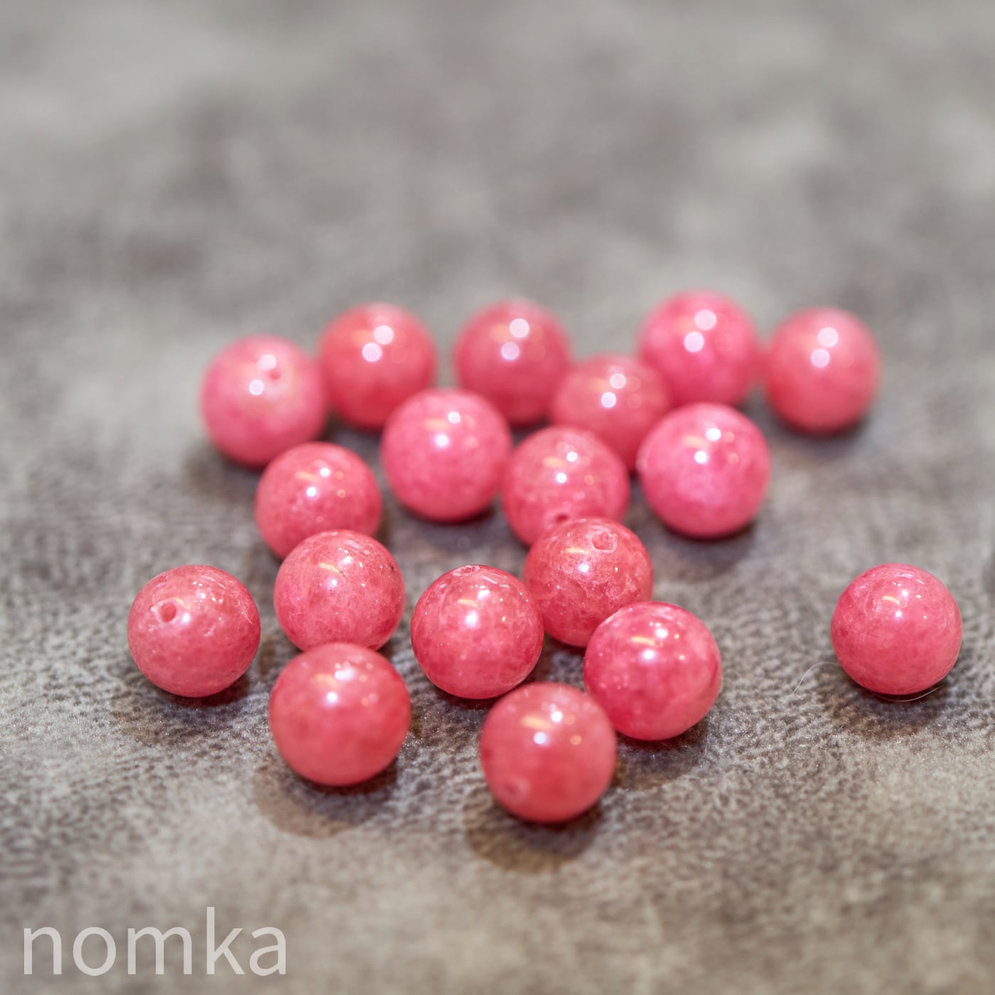【極上の薔薇色】ブラジル産 インペリアルロードナイト (高品質/8.5mm玉) ビーズ/一粒売り