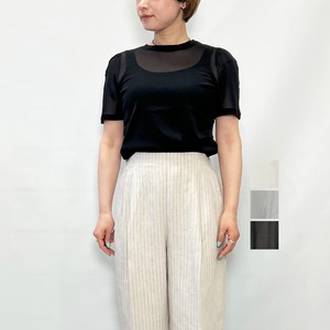 Boutique Ordinary ブティークオーディナリー Tulle Mesh Sheer Pullover BO26-503T 2026春夏新作 [送料無料]