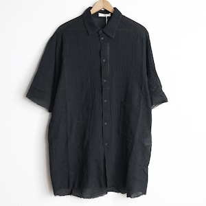 daub 　ドーブ　HALF SLEEVES SHIRT  BLACK  56