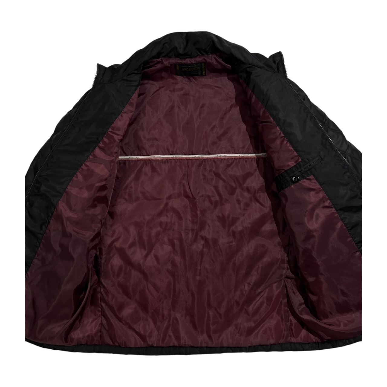 McGREGOR マクレガー ジップアップ キルティング ライトダウン ジャケット サイズ L /メンズ/ブラック