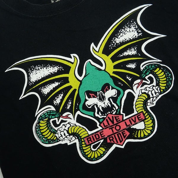 Size【S】 TENDERLOIN テンダーロイン 本店限定T-TEE スカルTシャツ 黒