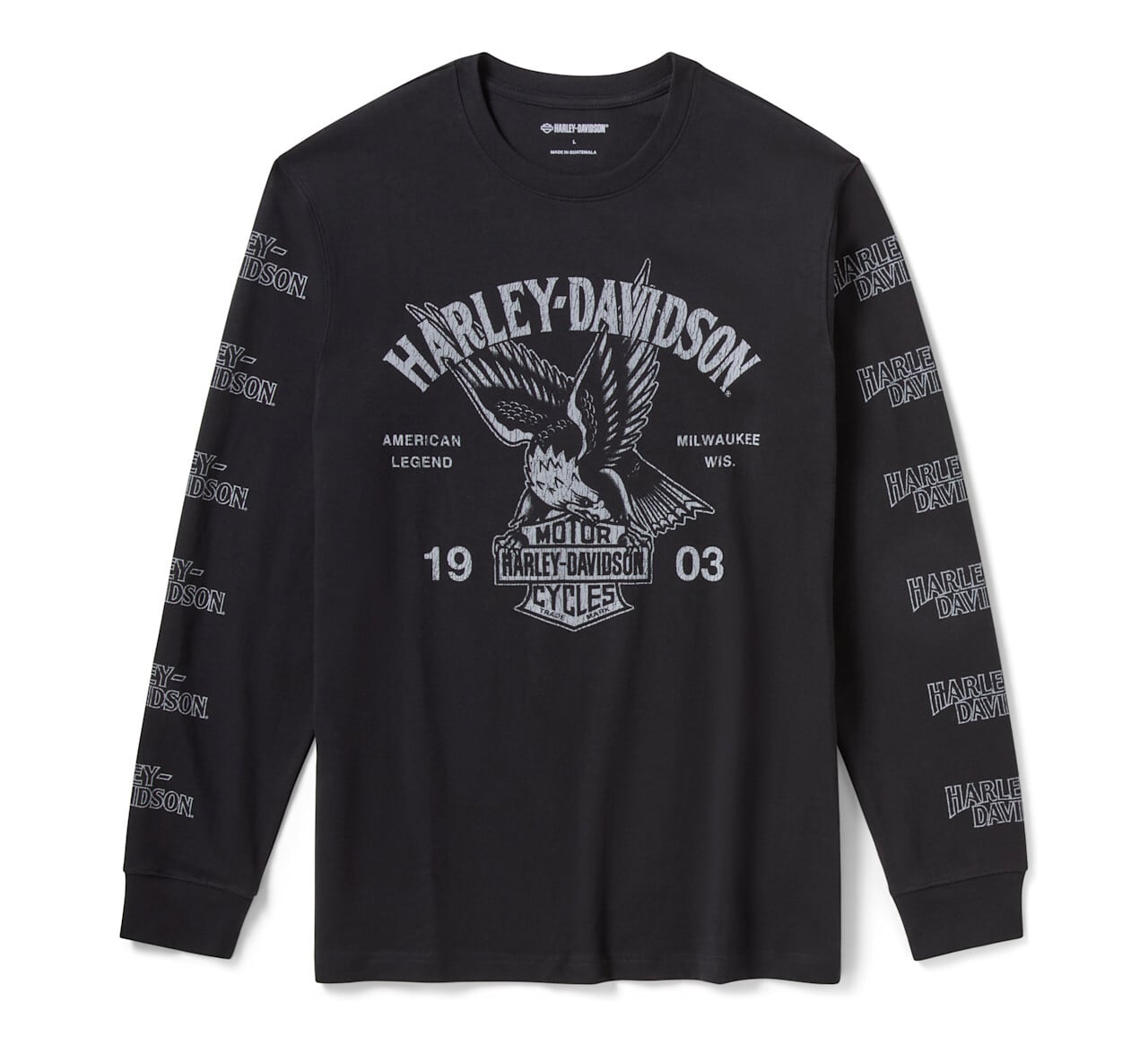 メンズ インフレイムスロングスリーブTシャツ | ハーレーダビッドソン福岡