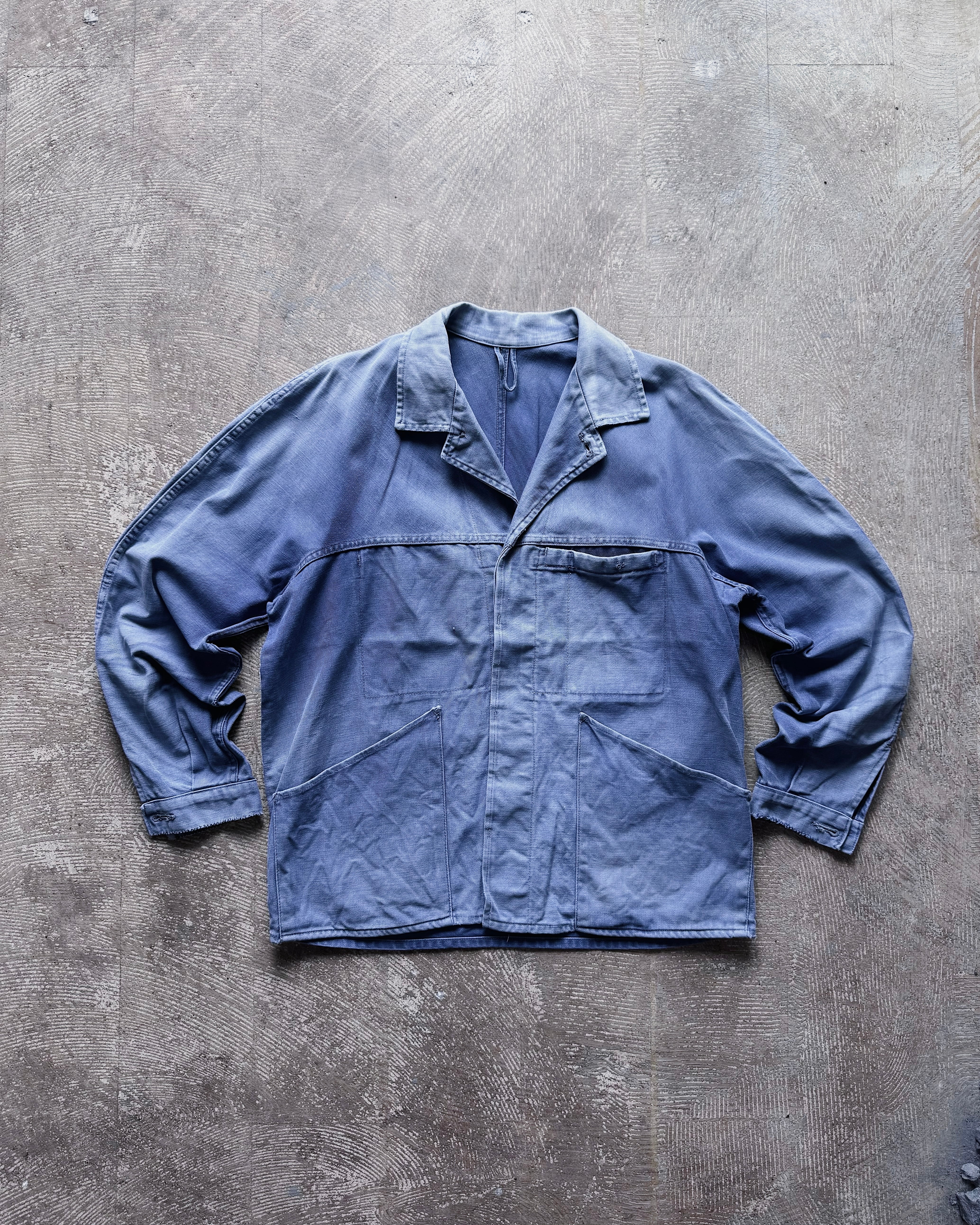 french vintage- faded euro work jacket | 弥勒 -MIROKU-