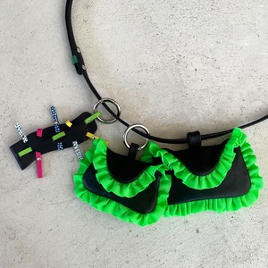 AMEERIEGA TORIBITATTA — "FRILL" Collection —Neon Green