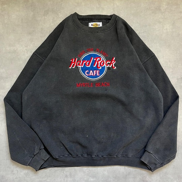 ハードロックカフェ スウェット 古着 90s USA製 XL グレー 17757