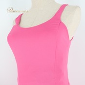 フラメンコ 衣装 ワンピース ドレス 無地 レッスン 練習着 ダンス パーティ　発表会 リボン ボランテ フリル ストレッチ 伸縮 ピンク系 カジュアル おしゃれ 女性用 かわいい ふんわり 上品