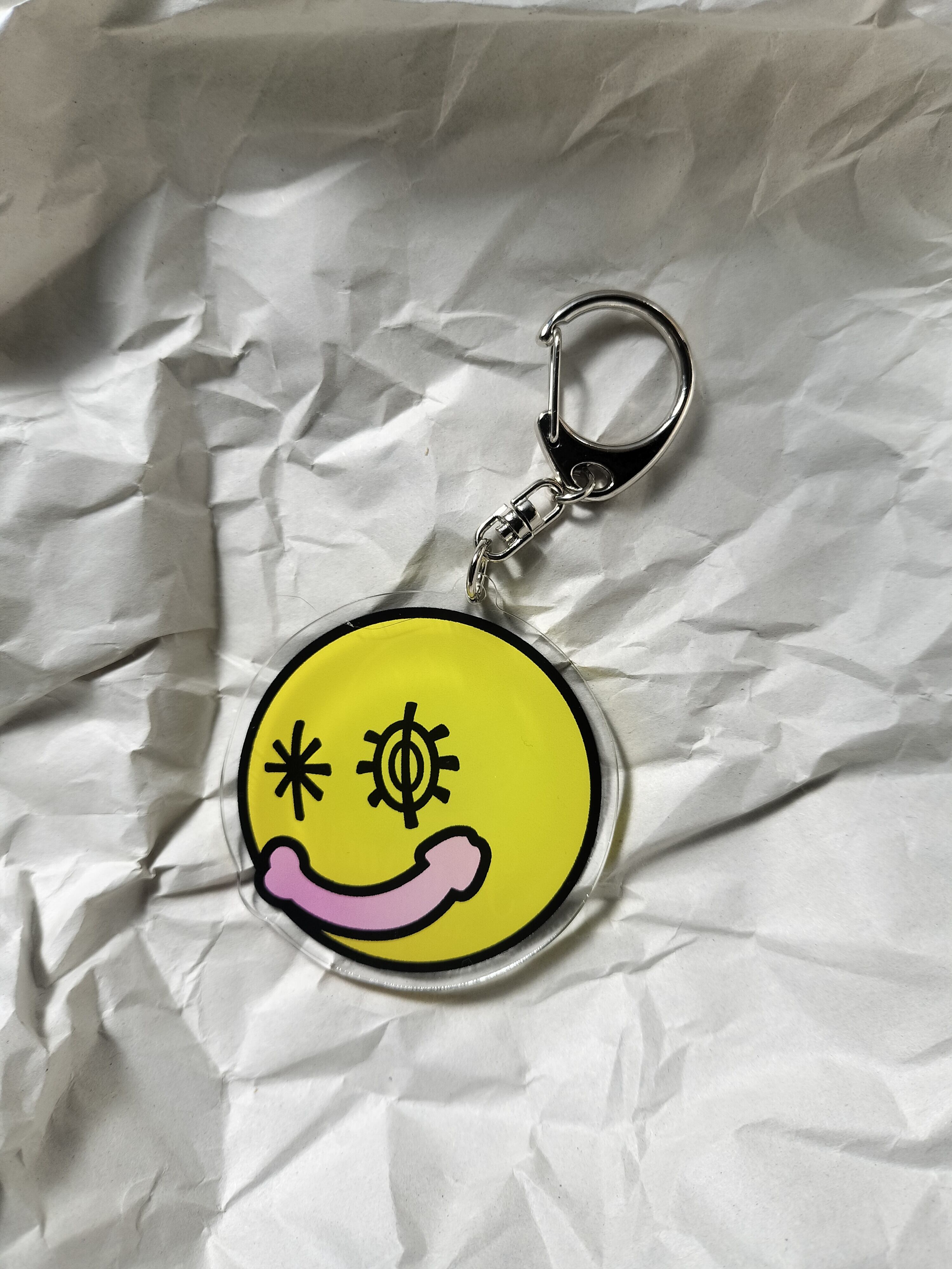 ペニスマイル アクリルキーホルダー PENISMILE acrylic keychain by 四