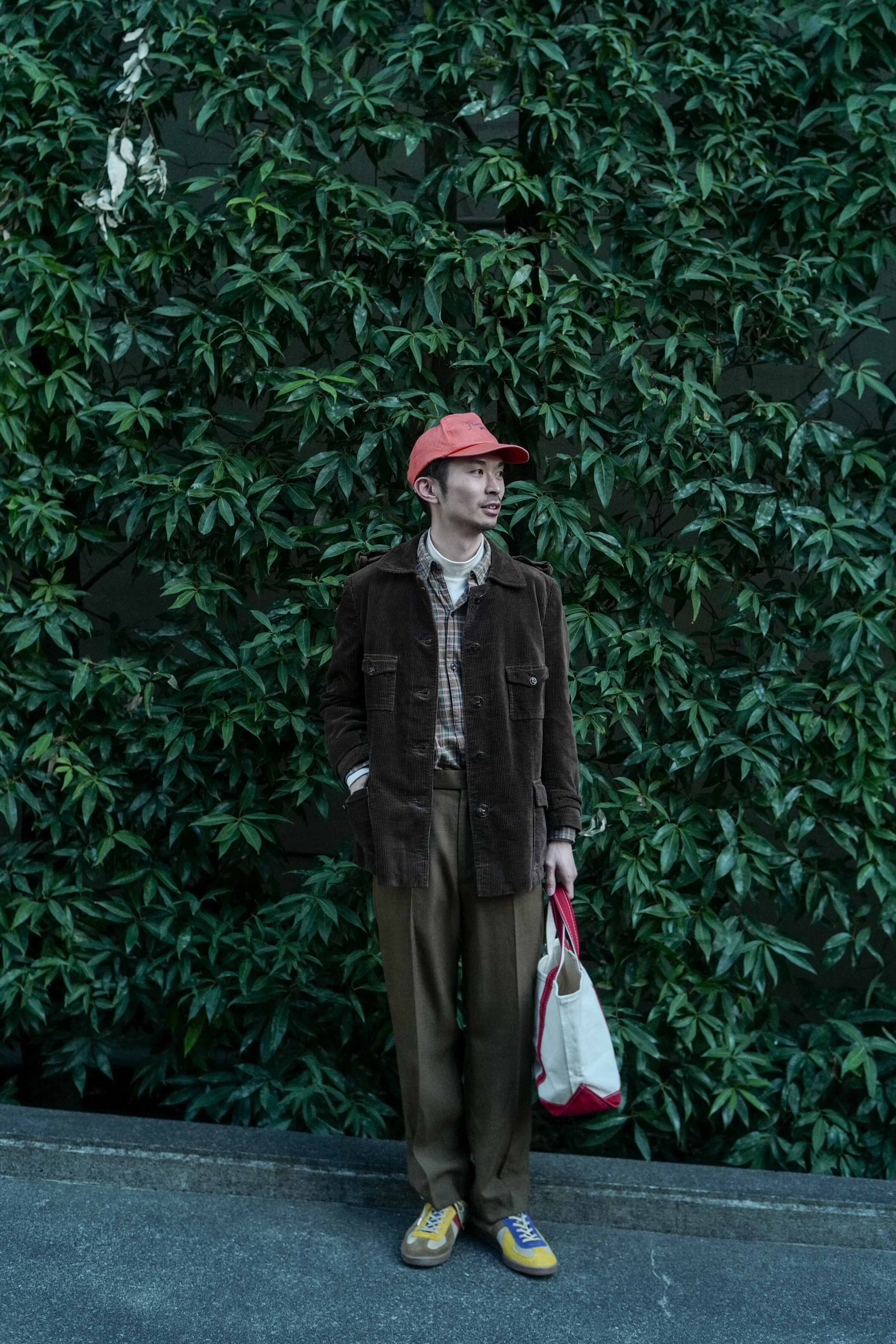 1960-70s フランス レフティーモデルのコーデュロイハンティング