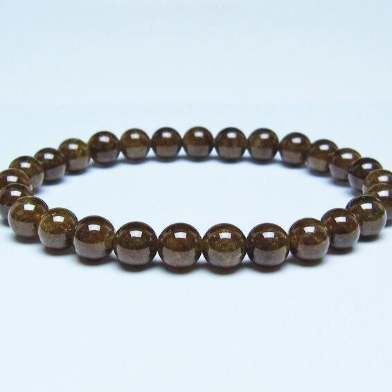 ツァボライト ブレスレット 7mm 一点物 メール便可 111-49732