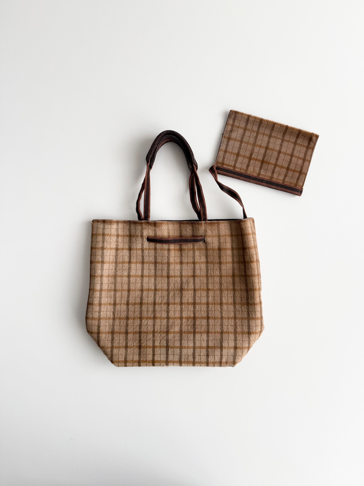 FW1999 MIU MIU UNBORN CALF HAND BAG