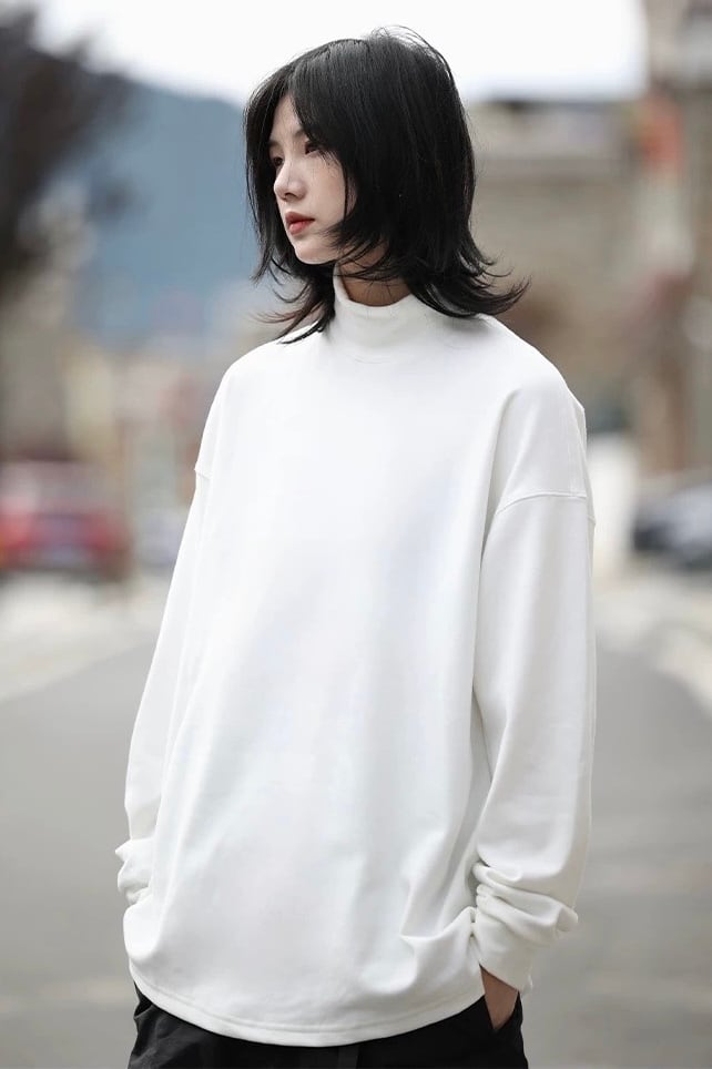 ハーフタートルネックシャツ / Half Turtleneck Shirt
