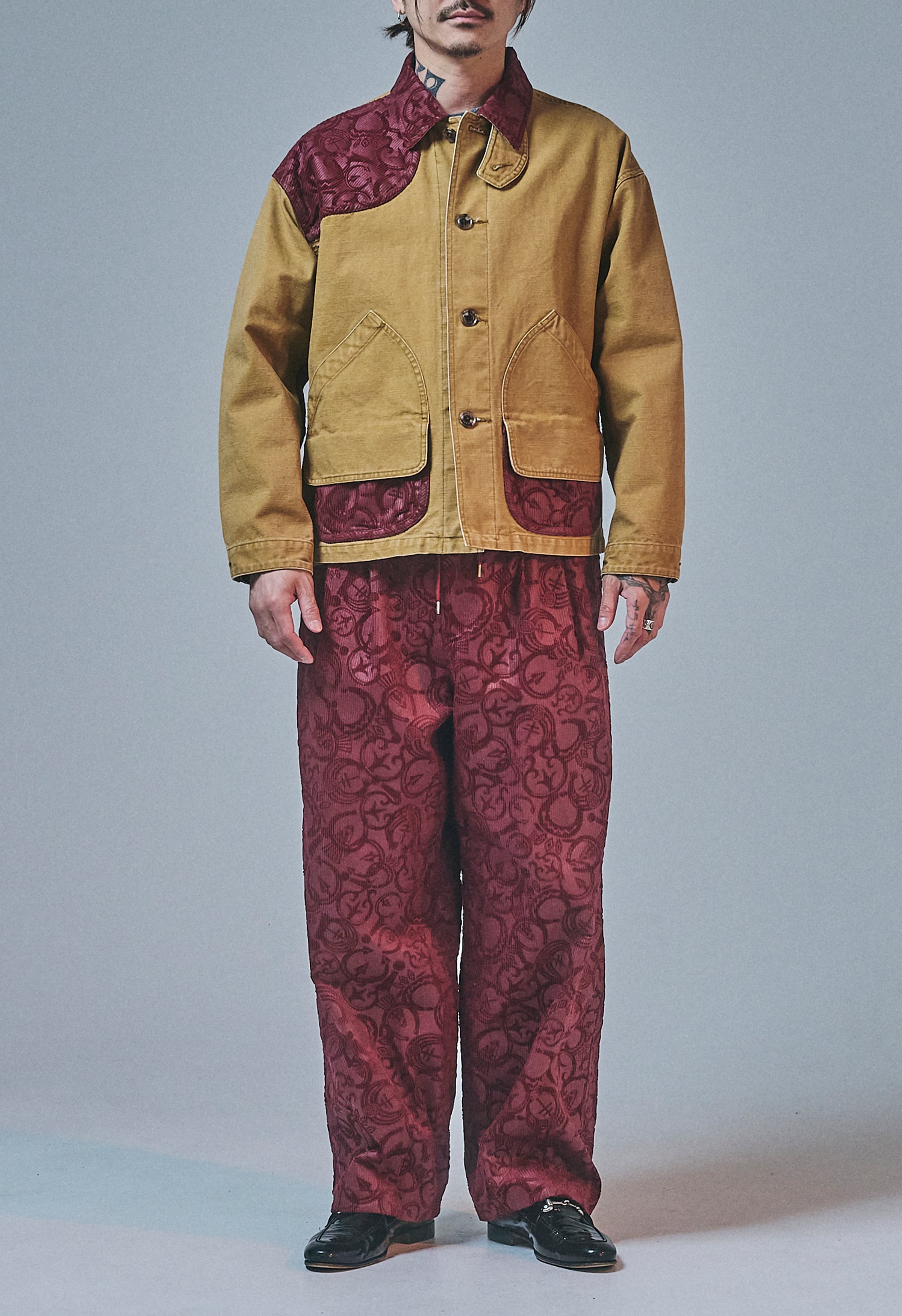 NAJA CORDUROY HUNTING JACKET BEIGE | TUITACI OFFICIAL ONLINE STORE