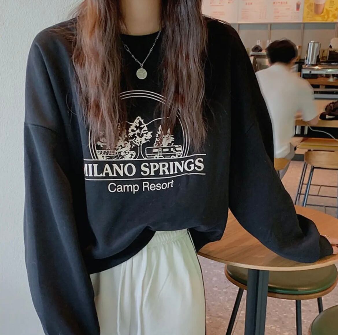 2color / フロントcampデザインスウェット