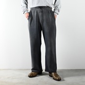BOWWOW / WEATHERED SWEAT PANTS - BLACK