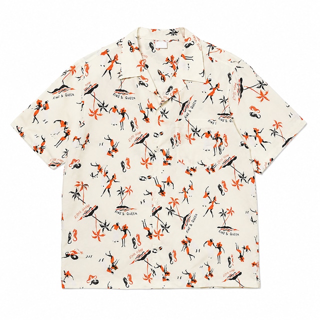 American Retro Open Collar Aloha Shirt 00569