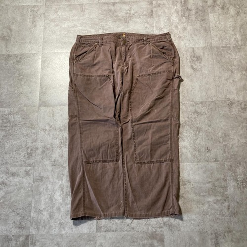 10s- 中国製 ブラウン ダブルニー Carhartt カーハート 102323 201 【実寸W39 L28】