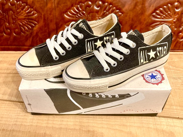 converse（コンバース） ALL STAR CARGO STAMP（オールスター カーゴスタンプ ）黒 19.5cm 90s USA ⑩