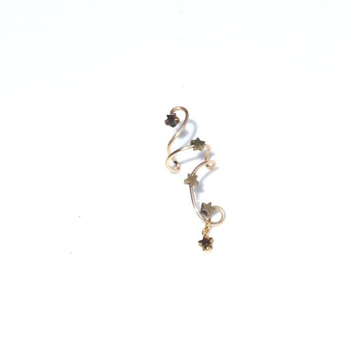 【Sale】一点物✦⋆.·星に願いを ⋆.··五星Wのカシオペアイヤーカフ⋆.·✦星風さんコラボ