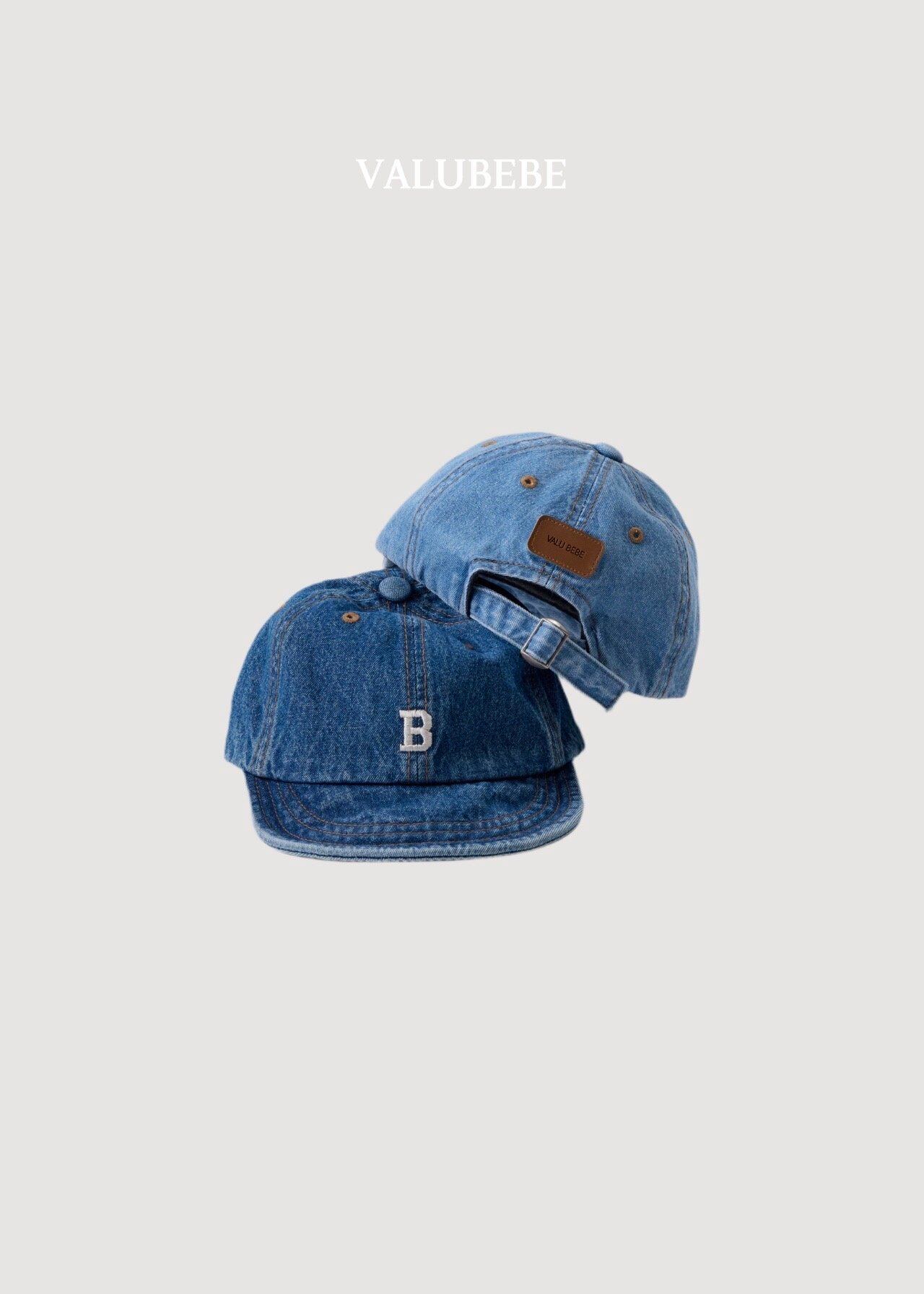 送料無料【予約】/ Bデニムキャップ / valubebe