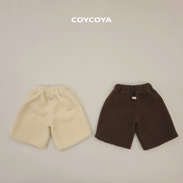 【取寄】coycoya｜teddy pants｜テディパンツ｜XS-XL｜kids｜25 winter