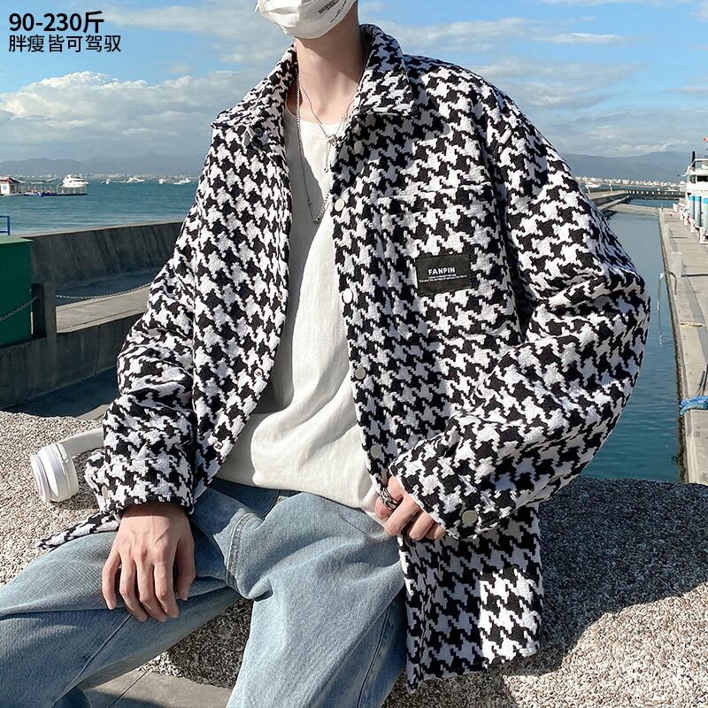 シャツ ジャケット ルーズカジュアルオータム 大きめサイズ 秋物 ヒップホッププラスサイズ29979507512