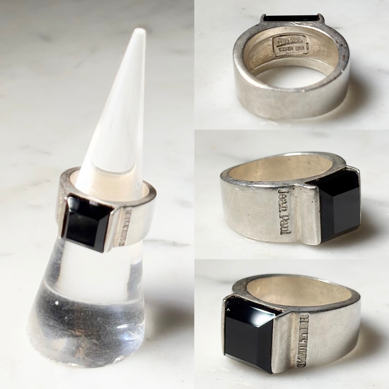 Jean Paul GAULTIER silver signet ring