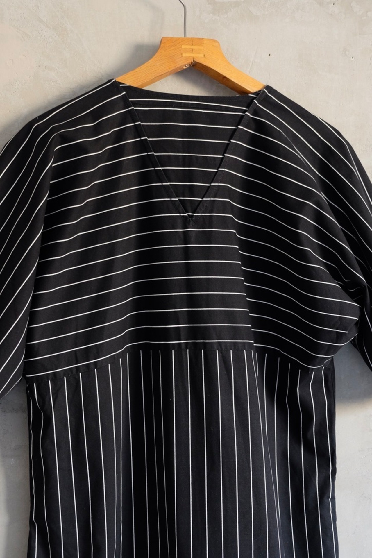 Divert Striped cotton dress