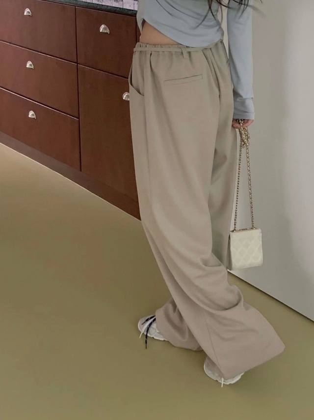 (予約) miel / Mousse pants 3color