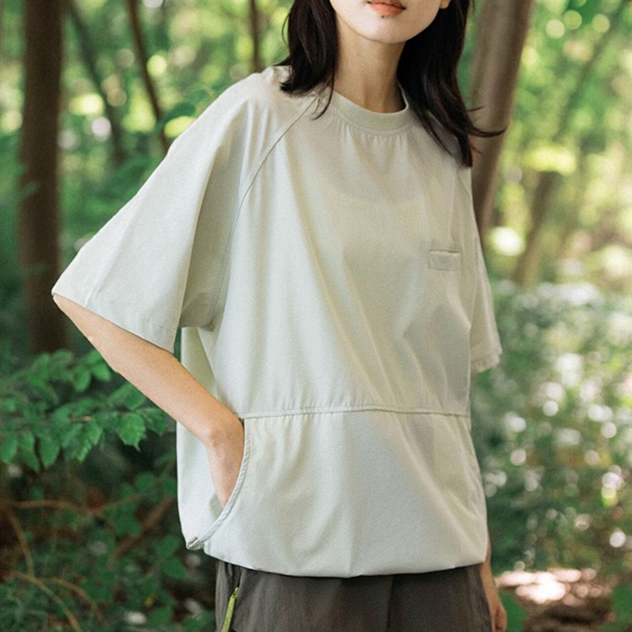 Patch Pocket Short Sleeve T-Shirt ‐3col‐ A0396