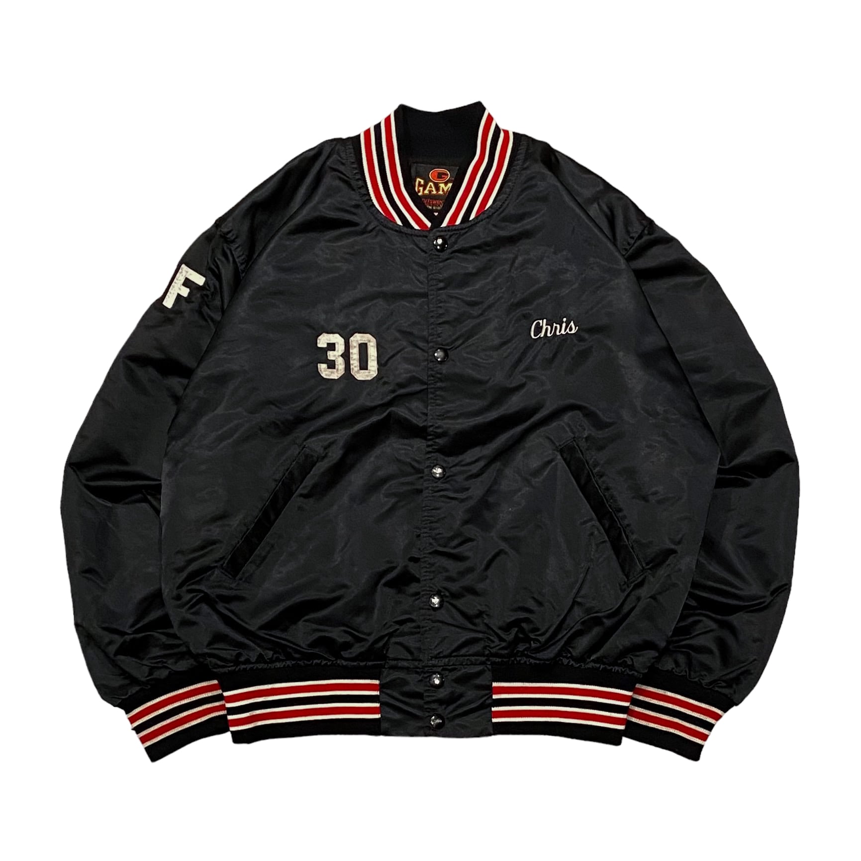 90's USA製 Gamesportswear Nylon Stadium Jaket L / ゲーム