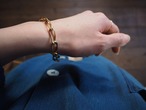 CHAIN BRACELET / GOLD PLATE / FRANCE 1970-1980