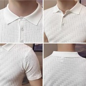 plaid knit tops　00125